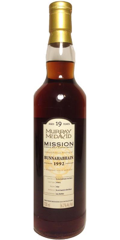 Bunnahabhain 1992 MM Mission Gold