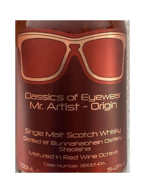 Bunnahabhain 2019 PDnl Classics of Eyewear - Mr. Artist - Origin