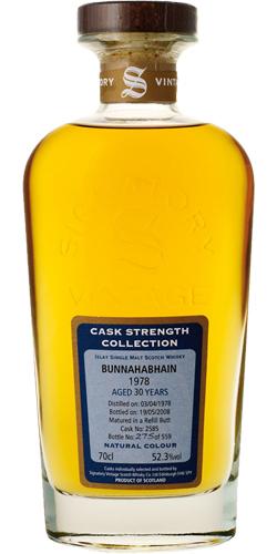 Bunnahabhain 1978 SV Cask Strength Collection