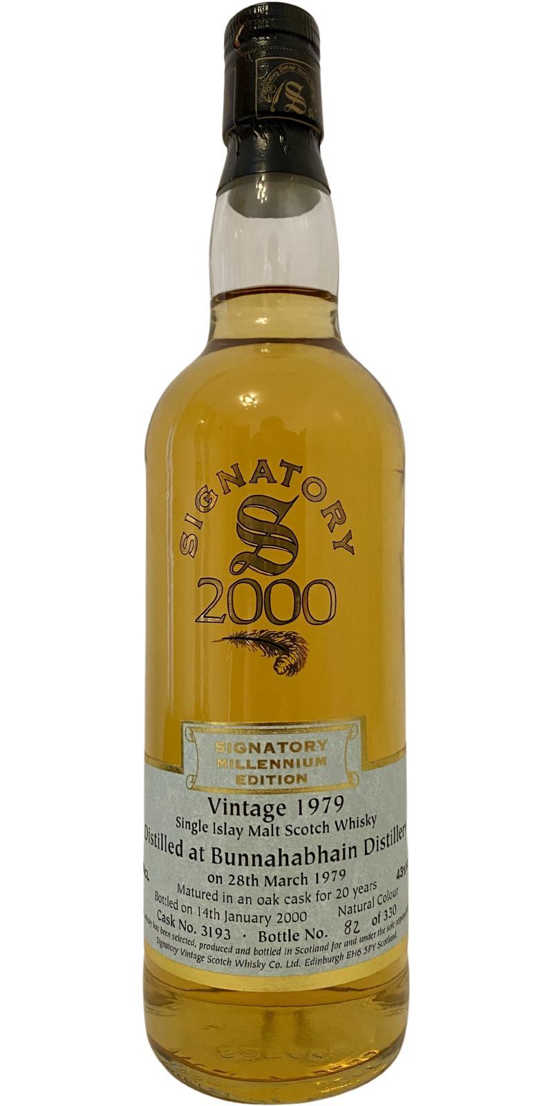Bunnahabhain 1979 SV Millennium Edition