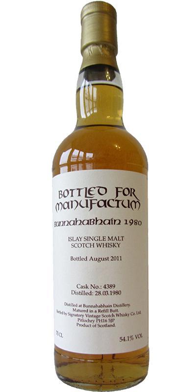 Bunnahabhain 1980 SV