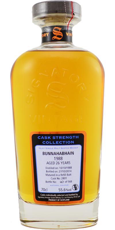 Bunnahabhain 1988 SV Cask Strength Collection