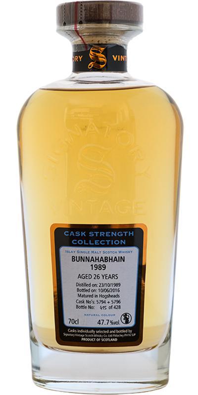 Bunnahabhain 1989 SV Cask Strength Collection