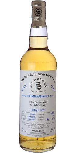 Bunnahabhain 1997 SV The Un-Chillfiltered Collection