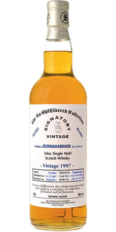 Bunnahabhain 1997 SV The Un-Chillfiltered Collection - Peated