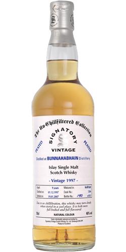 Bunnahabhain 1997 SV The Un-Chillfiltered Collection