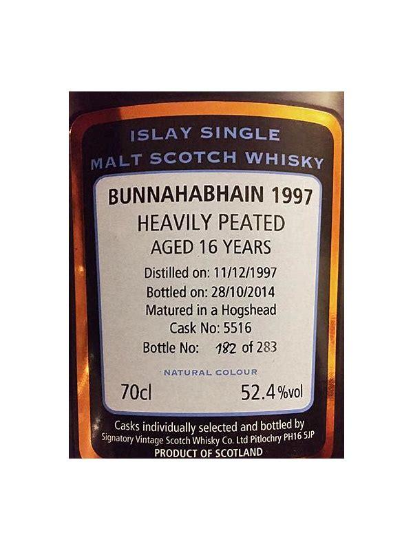Bunnahabhain 1997 SV Vintage Collection