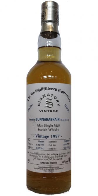 Bunnahabhain 1997 SV The Un-Chillfiltered Collection