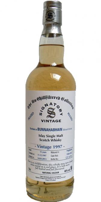 Bunnahabhain 1997 SV The Un-Chillfiltered Collection