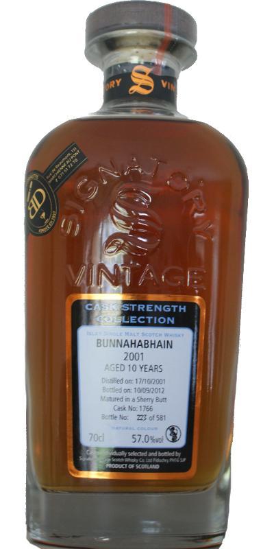 Bunnahabhain 2001 SV Cask Strength Collection