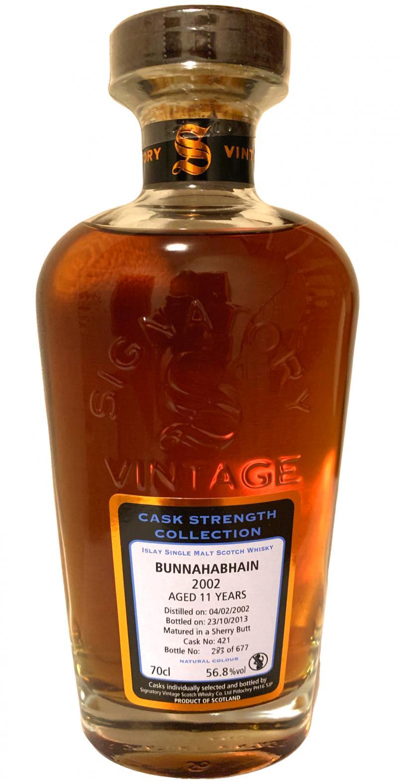 Bunnahabhain 2002 SV Cask Strength Collection