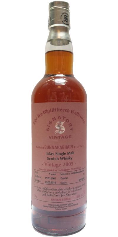 Bunnahabhain 2005 SV The Un-Chillfiltered Collection