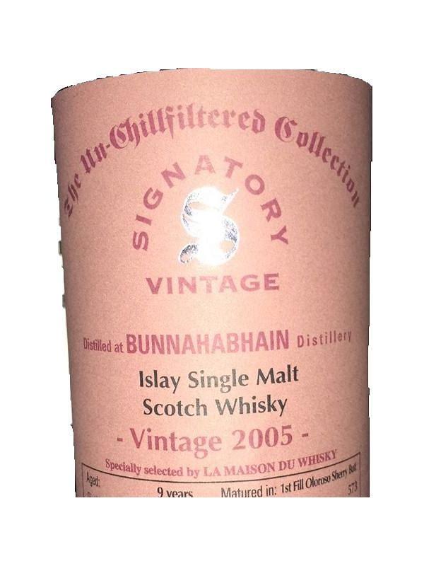 Bunnahabhain 2005 SV The Un-Chillfiltered Collection