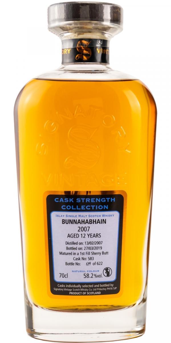 Bunnahabhain 2007 SV Cask Strength Collection