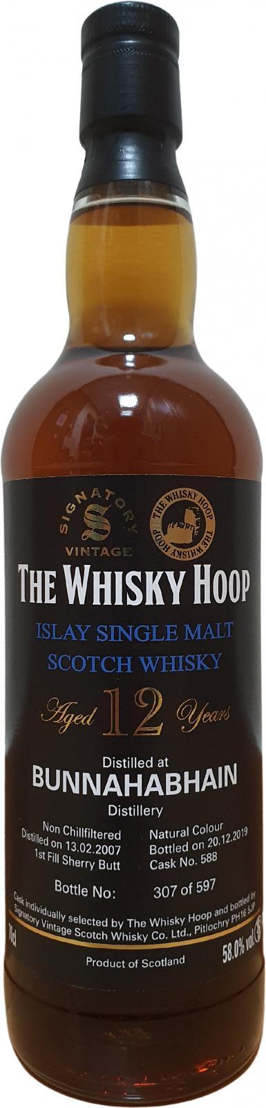 Bunnahabhain 2007 SV The Whisky Hoop