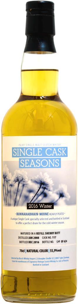 Bunnahabhain 2008 SV Moine Single Cask Seasons - Winter 2016