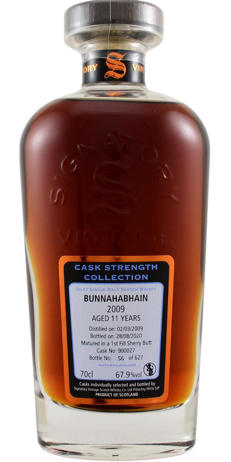 Bunnahabhain 2009 SV Cask Strength Collection