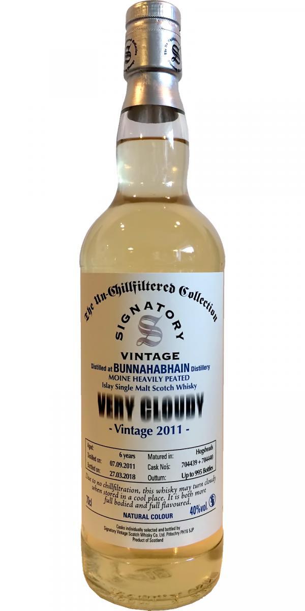 Bunnahabhain 2011 SV The Un-Chillfiltered Collection - Very Cloudy