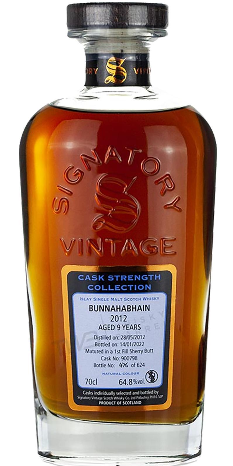 Bunnahabhain 2012 SV Cask Strength Collection