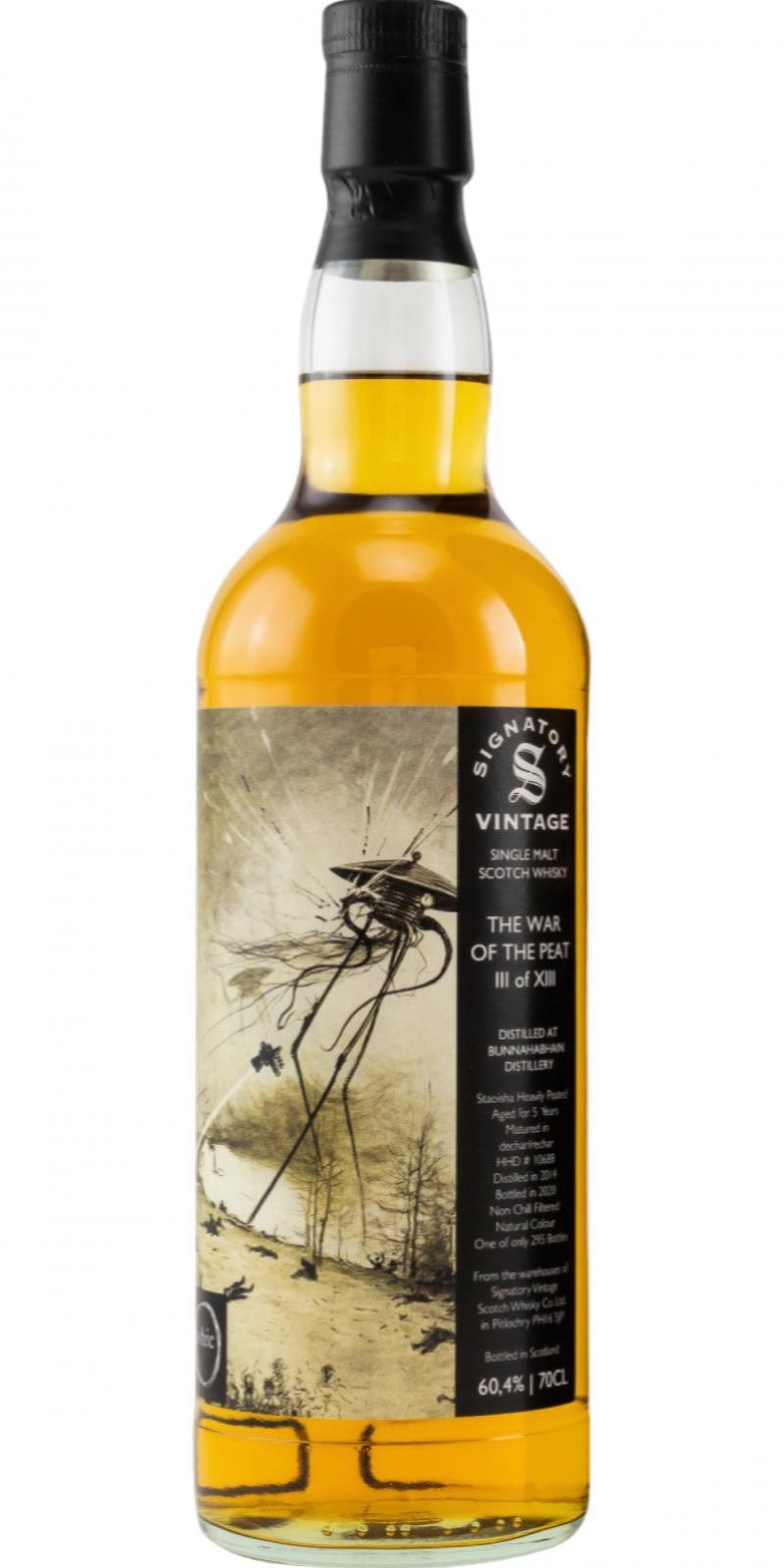 Bunnahabhain 2014 SV The war of the Peat