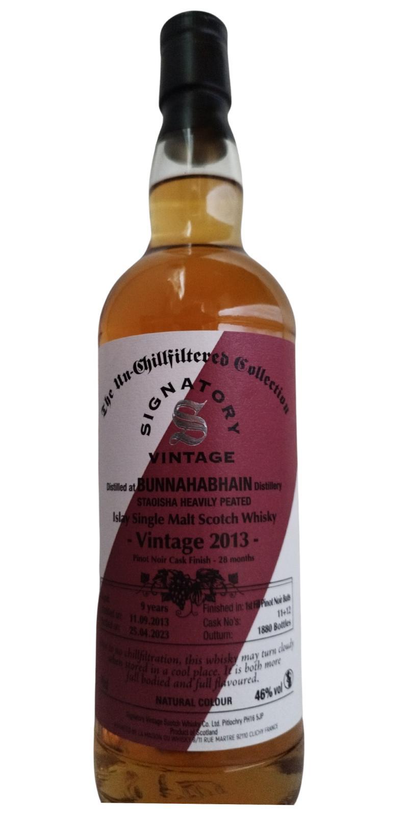 Staoisha 2013 SV The Un-Chillfiltered Collection - Heavily Peated