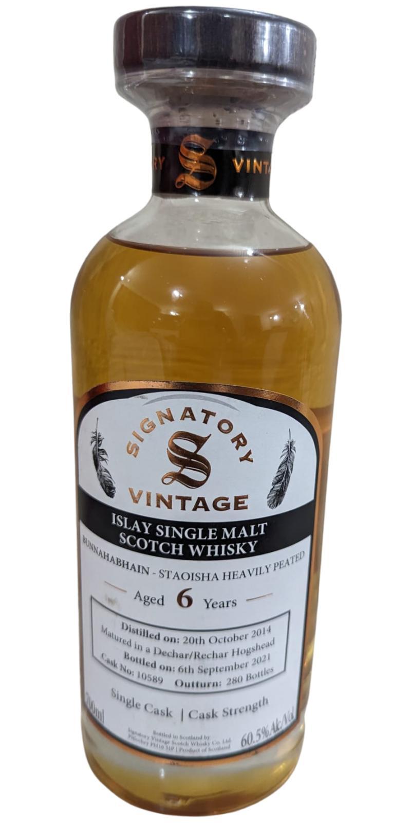 Staoisha 2014 SV Heavily peated