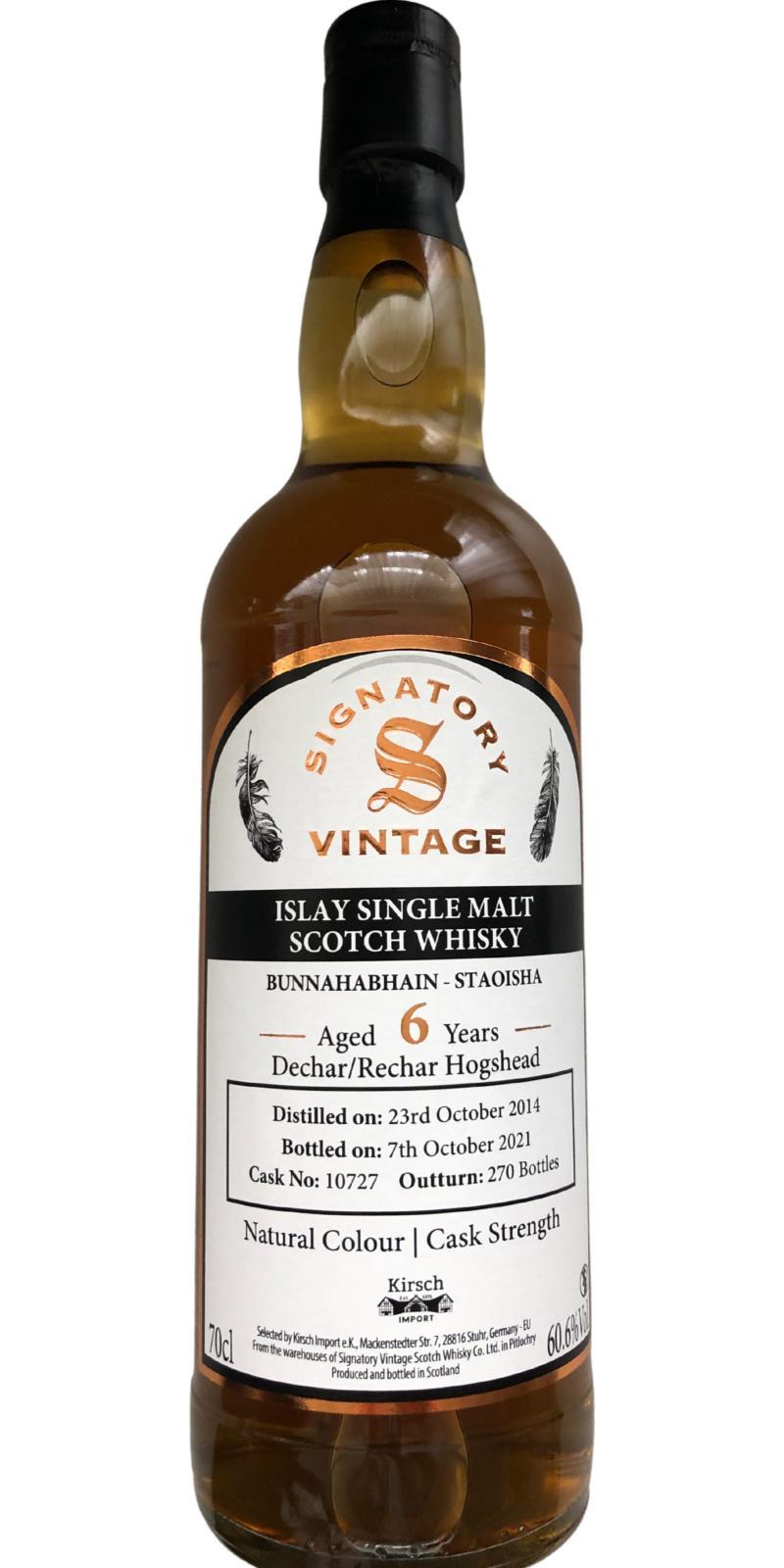 Staoisha 2014 SV Natural Colour | Cask Strength