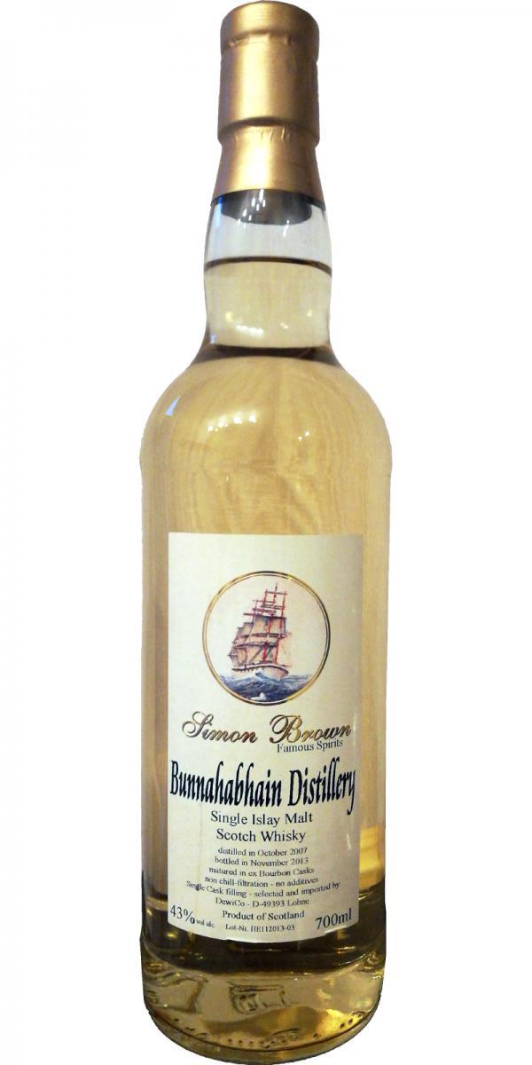 Bunnahabhain 2007 SBT