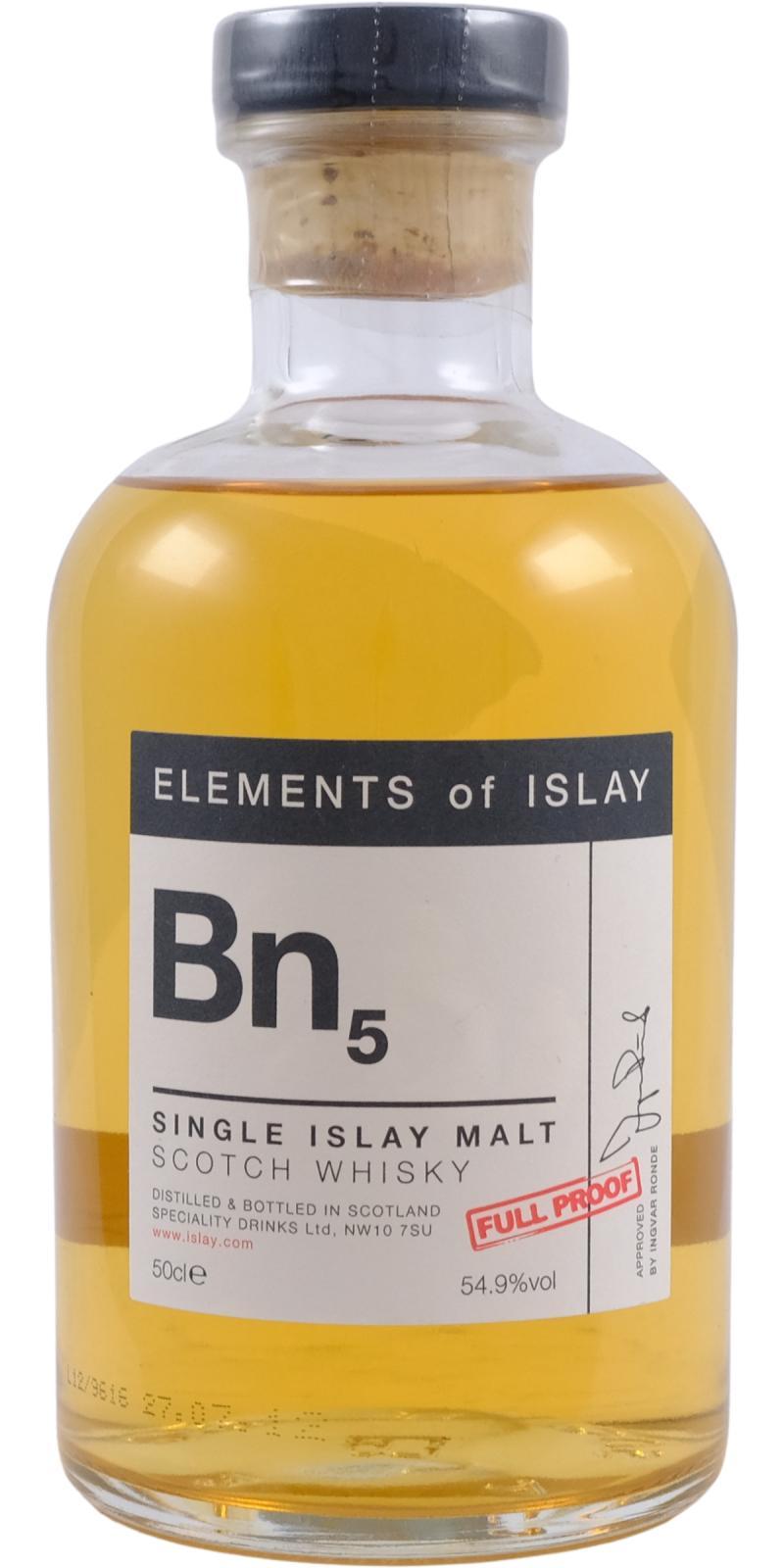 Bunnahabhain Bn5 SMS Elements of Islay