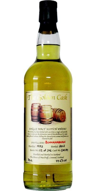 Bunnahabhain 1972 HMcD The Golden Cask