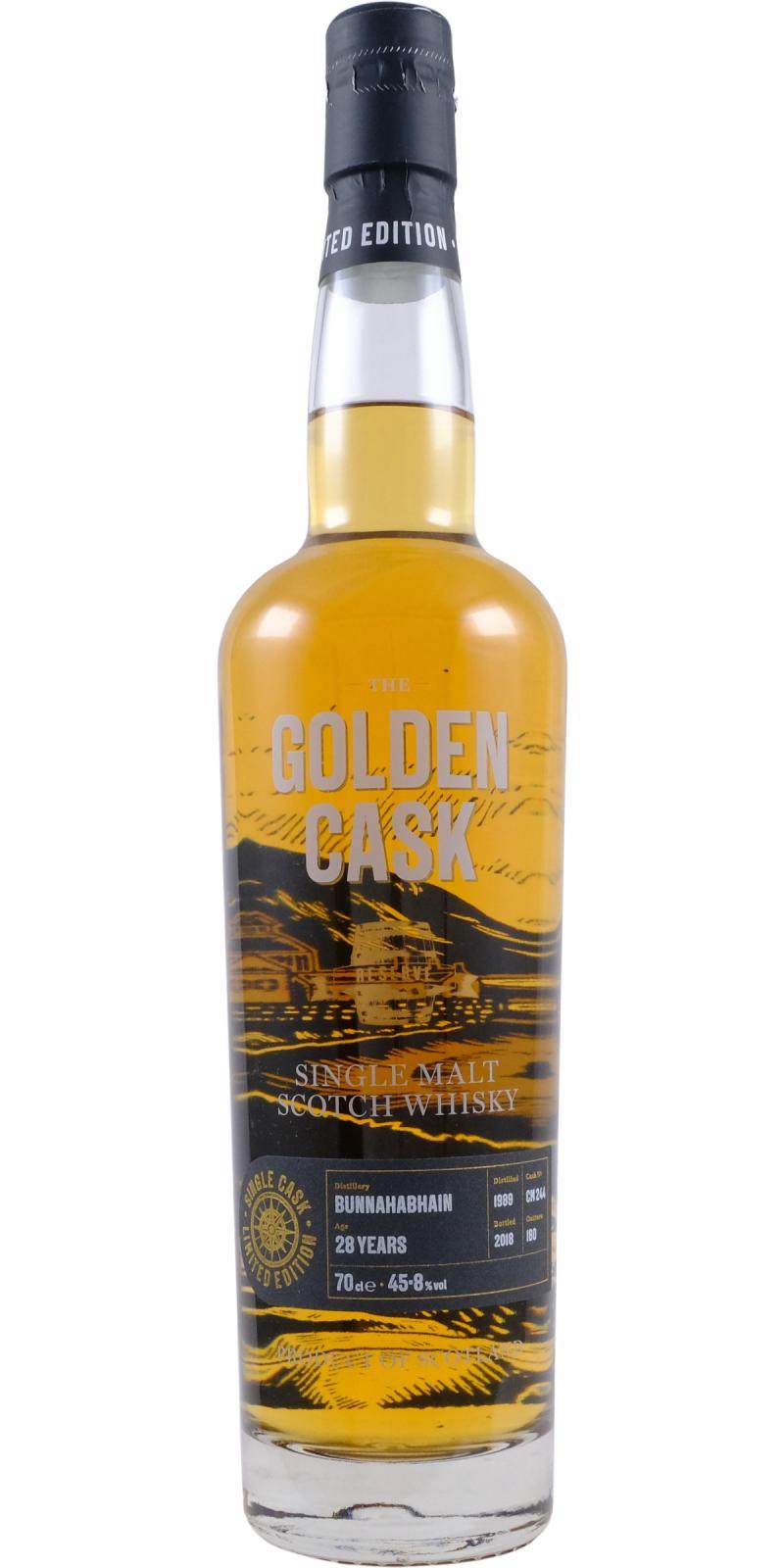 Bunnahabhain 1989 HMcD Golden Cask Reserve