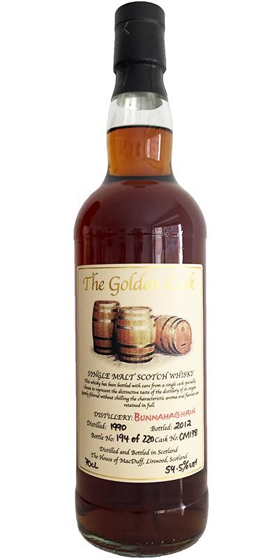 Bunnahabhain 1990 HMcD The Golden Cask
