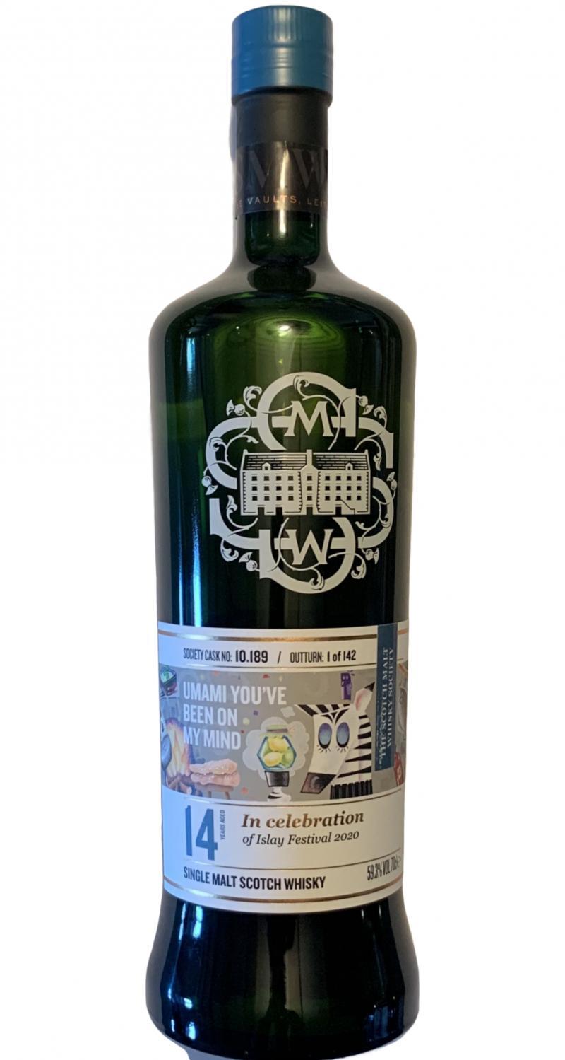 Bunnahabhain 14-year-old SMWS 10.189 Umami you've been on my mind