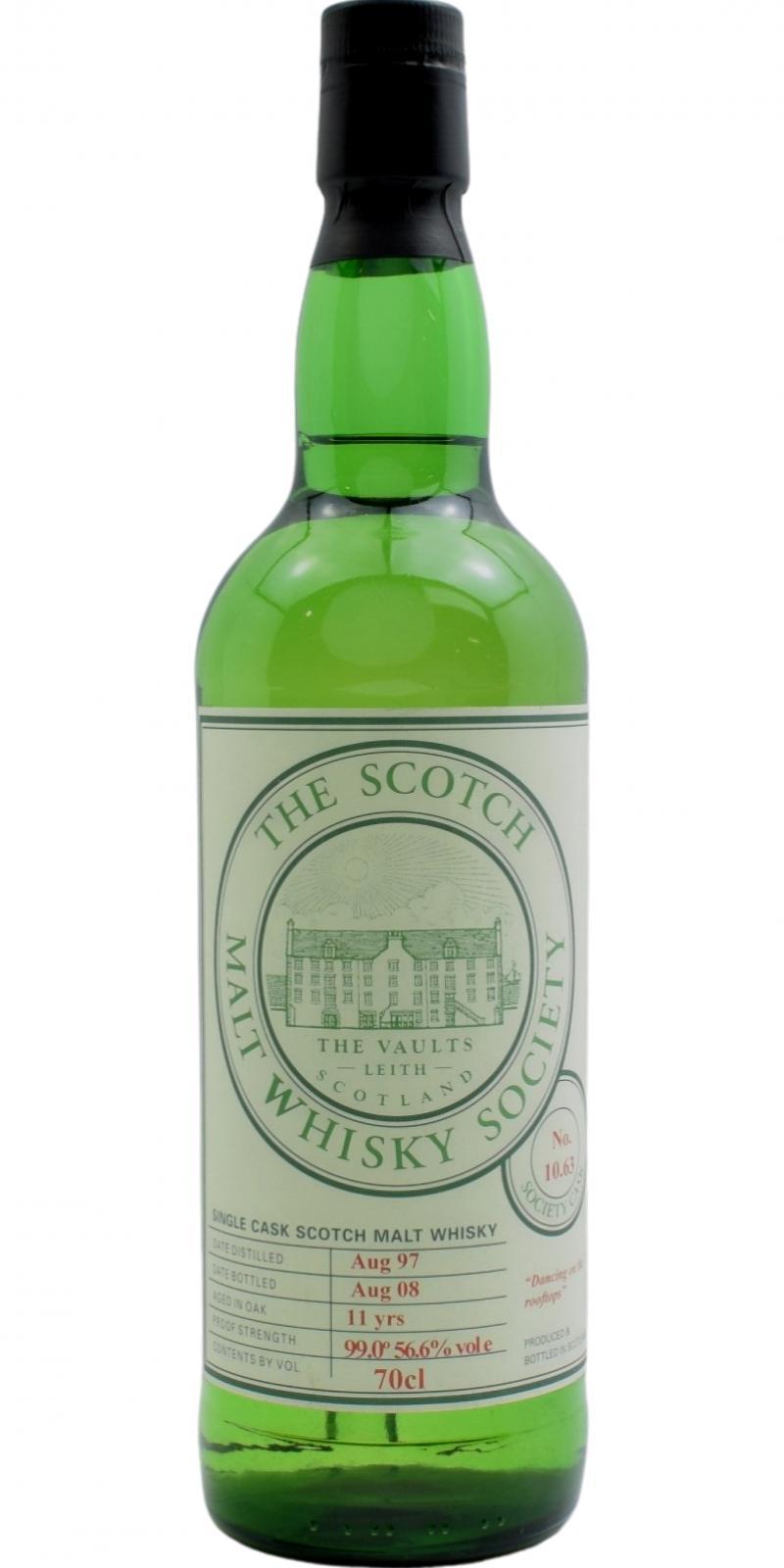 Bunnahabhain 1997 SMWS 10.63 Dancing on the rooftops