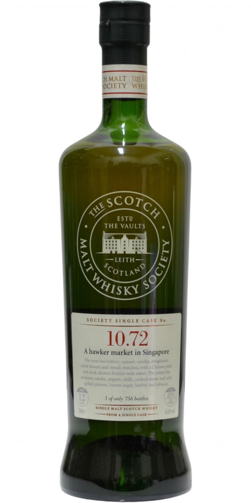 Bunnahabhain 1998 SMWS 10.72 A hawker market in Singapore