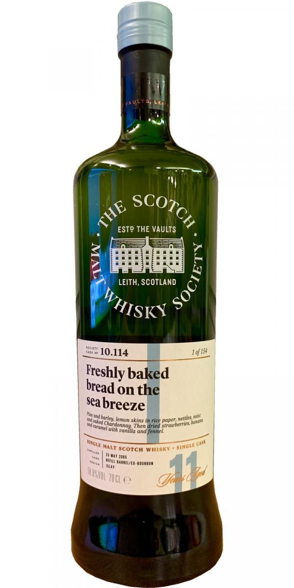 Bunnahabhain 2005 SMWS 10.114 Freshly baked bread on the sea breeze