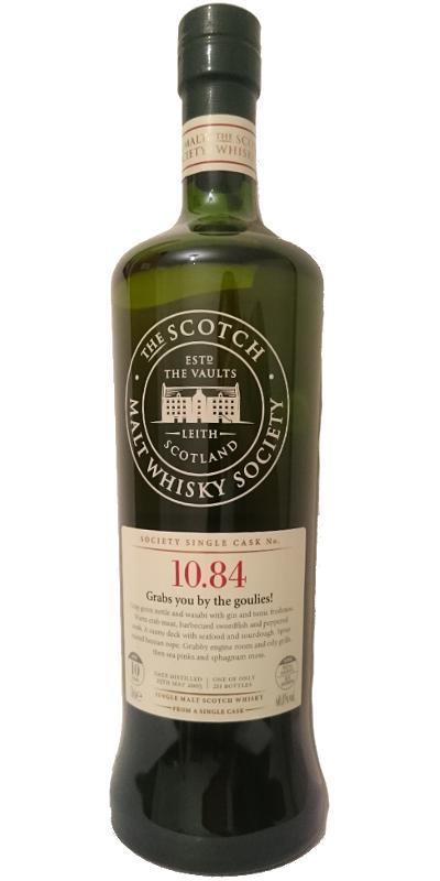 Bunnahabhain 2005 SMWS 10.84 Grabs you by the goulies!