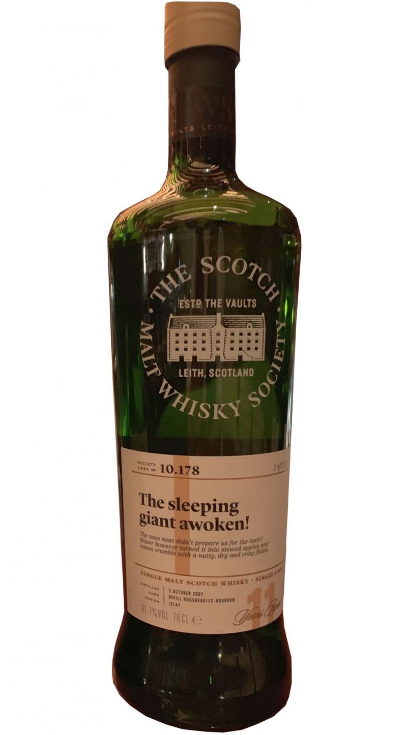 Bunnahabhain 2007 SMWS 10.178 The sleeping giant awoken!