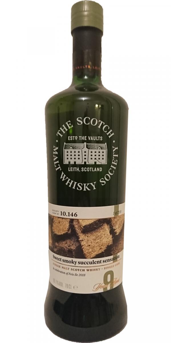 Bunnahabhain 2008 SMWS 10.146 Sweet smoky succulent sensation