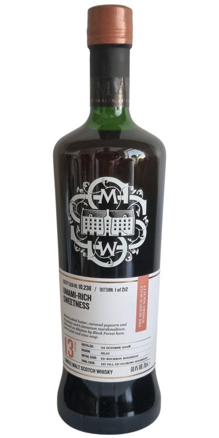 Bunnahabhain 2008 SMWS 10.238 Umami-Rich Sweetness