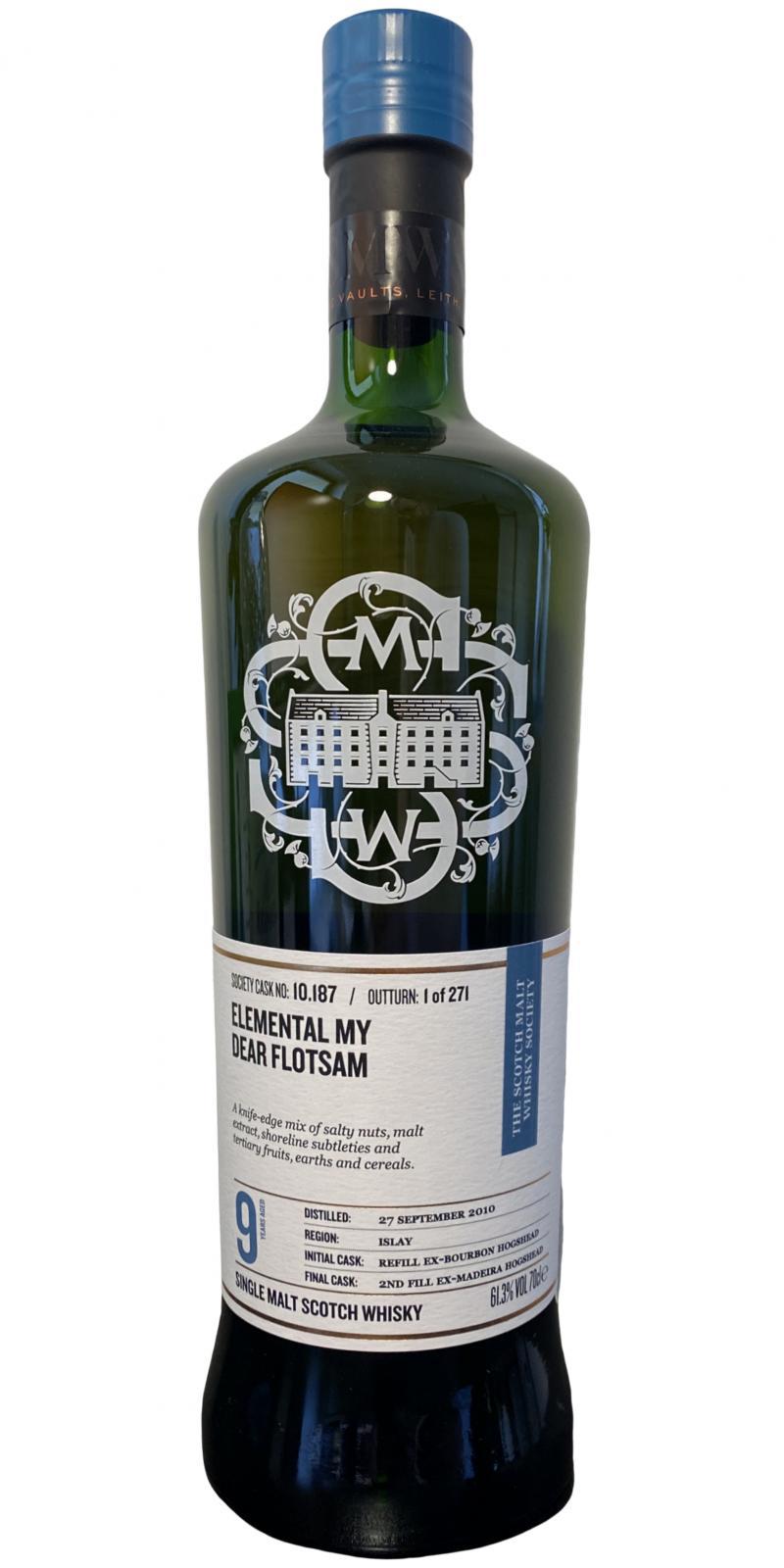 Bunnahabhain 2010 SMWS 10.187 Elemental my dear flotsam