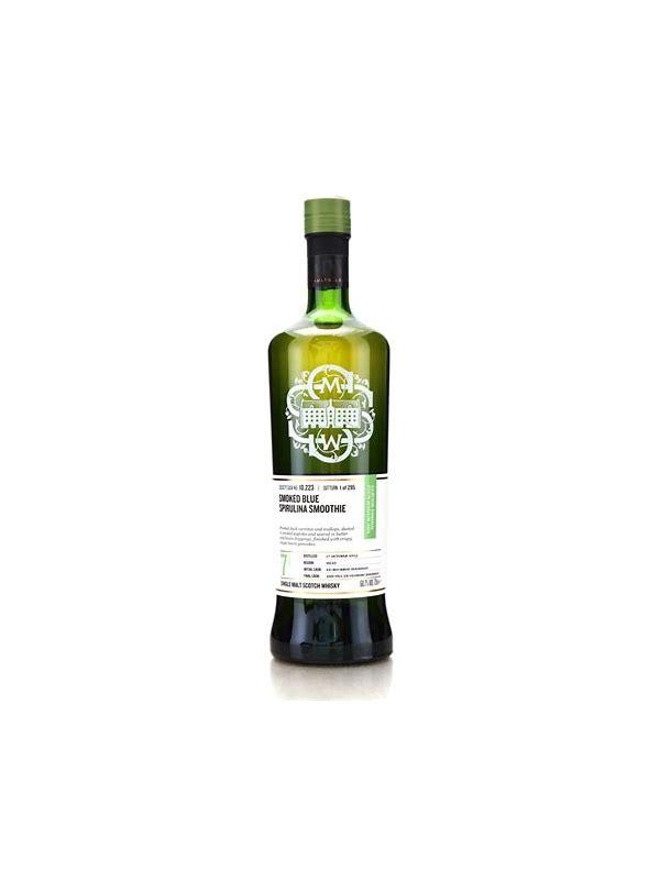 Bunnahabhain 2013 SMWS 10.223 Smoked blue spirulina smoothie