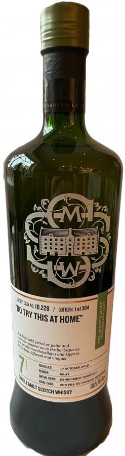 Bunnahabhain 2013 SMWS 10.228 "Do try this at home"