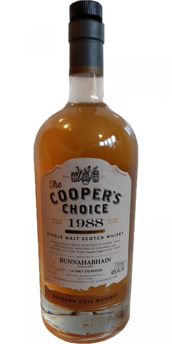Bunnahabhain 1988 VM The Cooper's Choice