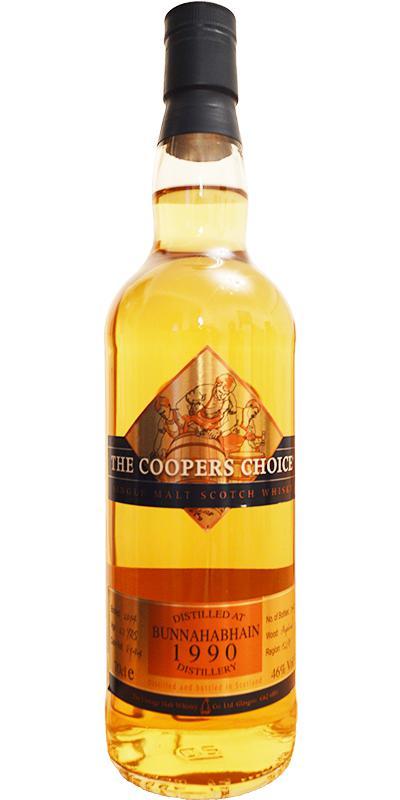 Bunnahabhain 1990 VM The Cooper's Choice