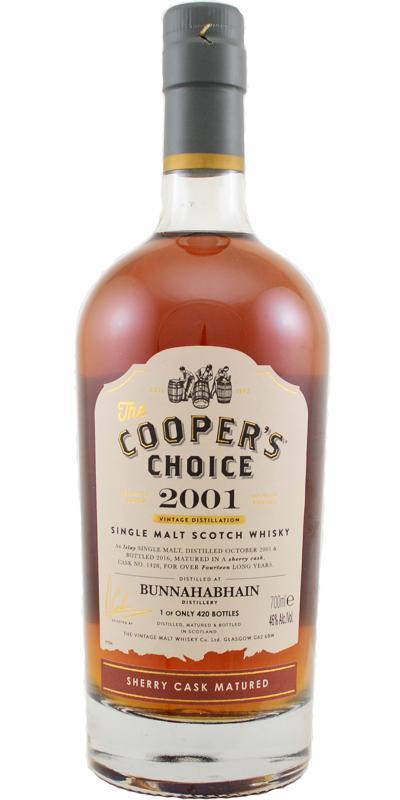 Bunnahabhain 2001 VM The Cooper's Choice