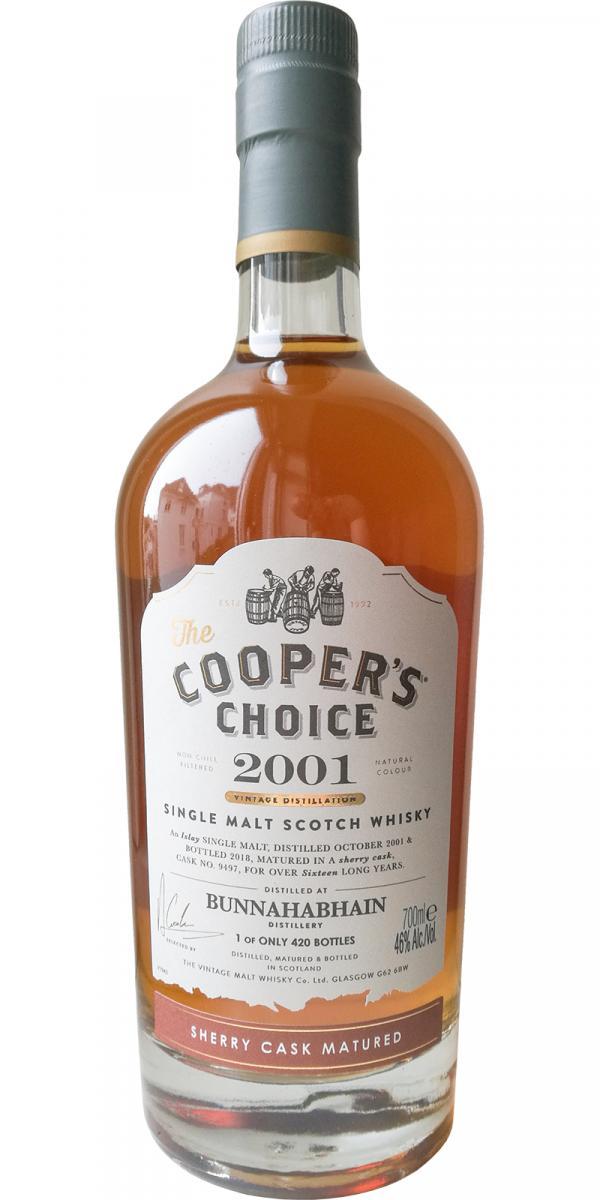Bunnahabhain 2001 VM The Cooper's Choice