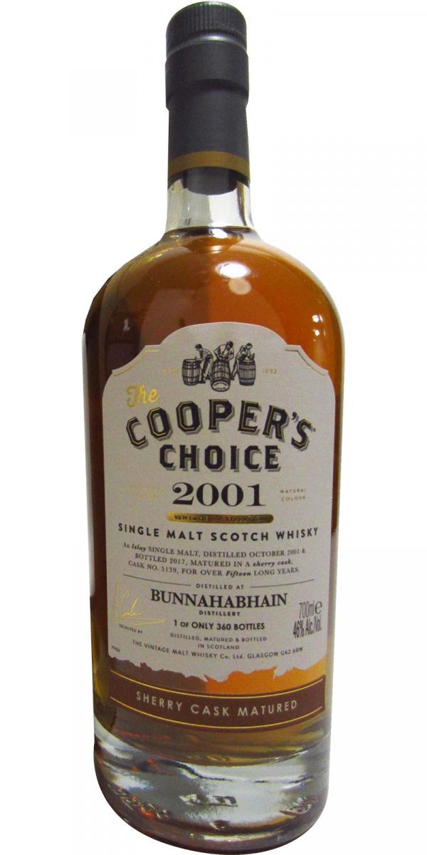 Bunnahabhain 2001 VM The Cooper's Choice