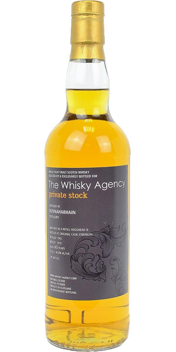 Bunnahabhain 1965 TWA Private Stock