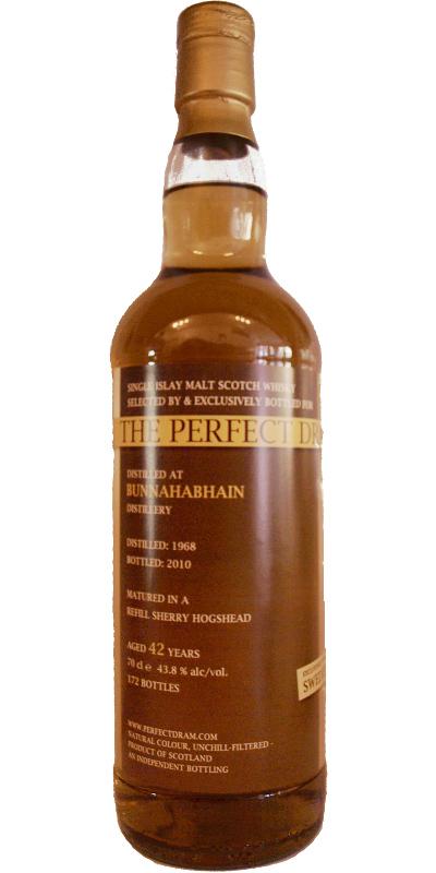 Bunnahabhain 1968 TWA The Perfect Dram